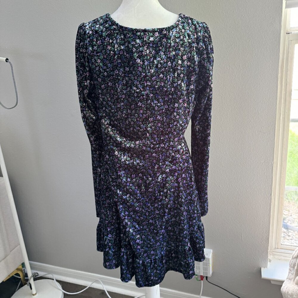 Wild Fable Floral Velvet Ruffle Dress - Picture 3 of 3
